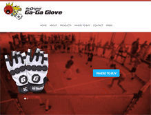 Tablet Screenshot of gagaglove.com